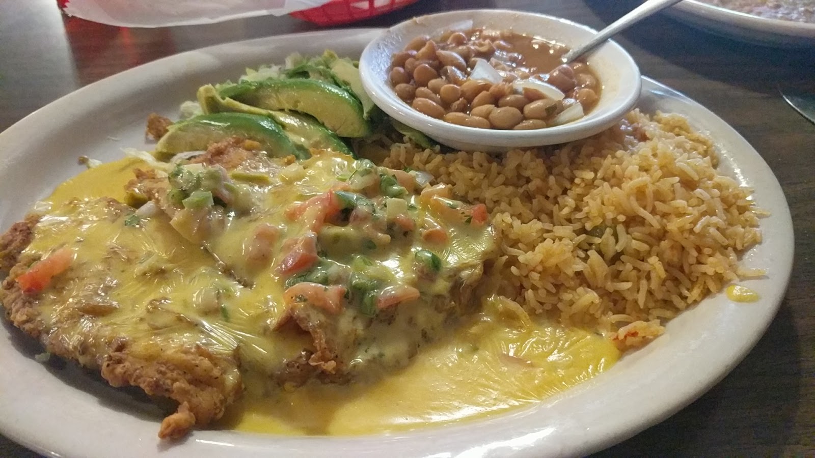 Garcia's plated meal
